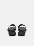 PEDRO Icon Satin Sandals - Black