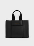 CHARLES & KEITH Mini Shalia Tote Bag_Black