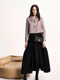 CHARLES & KEITH Cressida Quilted Push-Lock Clutch Black