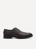 PEDRO Altitude Lightweight Embossed Derby Shoes - Dark Brown