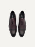 PEDRO Altitude Lightweight Embossed Derby Shoes - Dark Brown