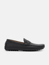 PEDRO Jackson Leather Moccasins - Black