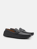 PEDRO Jackson Leather Moccasins - Black