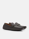 PEDRO Jackson Leather Moccasins - Dark Brown