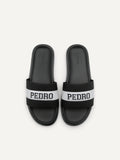 PEDRO Pascal Slide Sandals - Black