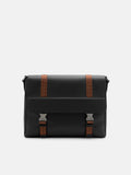 PEDRO Men Rigby Messenger Bag - Black