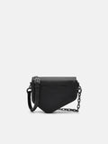 PEDRO Men Taper Leather Mini Sling Bag - Black