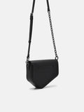 PEDRO Men Taper Leather Mini Sling Bag - Black