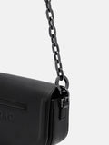 PEDRO Men Taper Leather Mini Sling Bag - Black