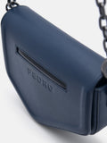 PEDRO Men Taper Leather Mini Sling Bag - Navy