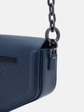 PEDRO Men Taper Leather Mini Sling Bag - Navy