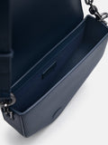 PEDRO Men Taper Leather Mini Sling Bag - Navy