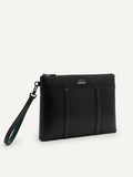 PEDRO Men Allen Leather Portfolio Bag - Black