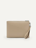 PEDRO Men Allen Leather Portfolio Bag - Sand