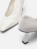 PEDRO Women Amelie Leather Pumps - White