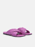 PEDRO Women Maggie Slip-On Sandals - Berry