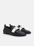 PEDRO Eden Leather Loafers - Black