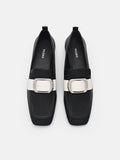 PEDRO Eden Leather Loafers - Black