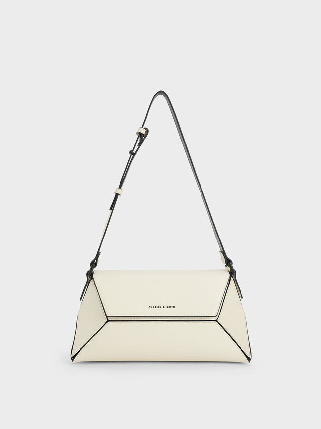 CHARLES & KEITH Women Nasrin Geometric Shoulder Bag_Multi