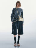 CHARLES & KEITH Women Aubrielle Croc-Effect Top Handle Bag_Ivory