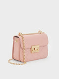 Alva Quilted Chain-Handle Bag_Light Pink