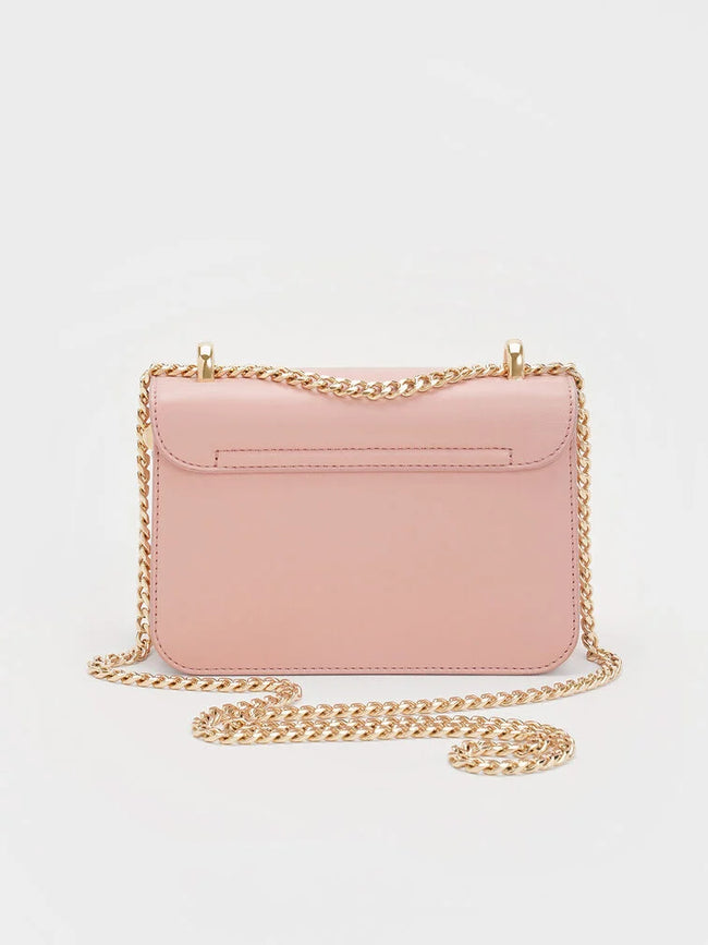 Alva Quilted Chain-Handle Bag_Light Pink
