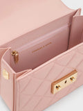 Alva Quilted Chain-Handle Bag_Light Pink