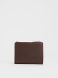 CHARLES & KEITH Women Midori Geometric Top-Zip Wallet_Expresso Brown