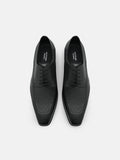 PEDRO Altitude Lightweight Leather Derby Shoes - Black