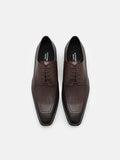 PEDRO Altitude Lightweight Leather Derby Shoes - Brown