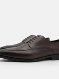 PEDRO Altitude Lightweight Leather Derby Shoes - Brown