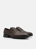 PEDRO Altitude Lightweight Leather Derby Shoes - Brown