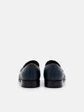 PEDRO Leather Brogue Oxford Shoes - Navy