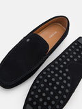 PEDRO Oliver Nubuck Driving Shoes-Black