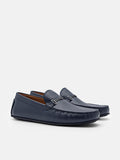 PEDRO Anthony Leather Driving Shoes-Navy