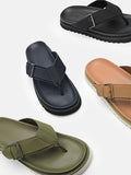 PEDRO Arche Thong Sandals - Navy