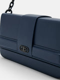 PEDRO Icon Leather Sling Bag - Navy