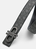 PEDRO Icon Leather Reversible Tang Belt - Black