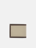 PEDRO Leather Bi-Fold Wallet with Insert - Taupe