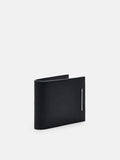 PEDRO Leather Bi-Fold Flip Wallet - Black