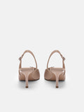 PEDRO Icon Satin Pumps - Nude