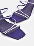 PEDRO Savannah Heel Sandals - Dark Purple