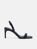 PEDRO Studio Mel Leather Heel Sandals - Black