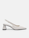 PEDRO Studio Aly Leather Pumps - White