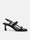 PEDRO Yara Heel Sandals - Black