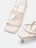 PEDRO Yara Heel Sandals - Beige