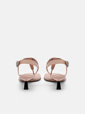 PEDRO Helix Heel Sandals - Taupe