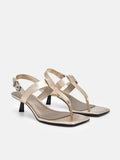 PEDRO Helix Heel Sandals - Gold