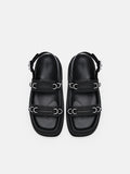 PEDRO Helix Slingback Sandals - Black