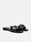 PEDRO Helix Buckle Sandals - Black